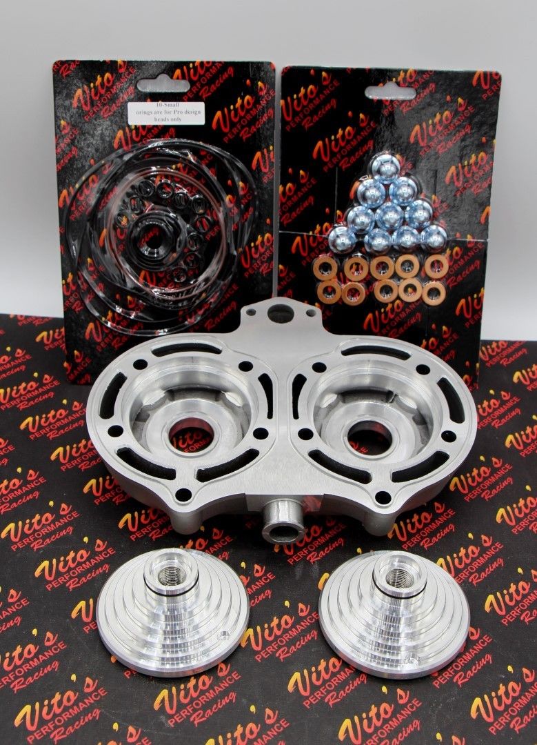 Motor City Atv STEALTH HEAD Yamaha Banshee 22cc Cool Head domes orings 1987-2006 1