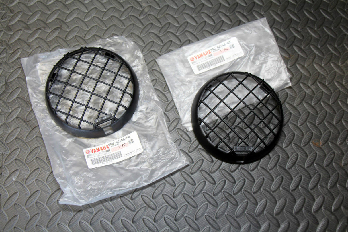 NEW 1987-1999 headlight guards covers grills OEM FACTORY Yamaha Banshee Warrior 1