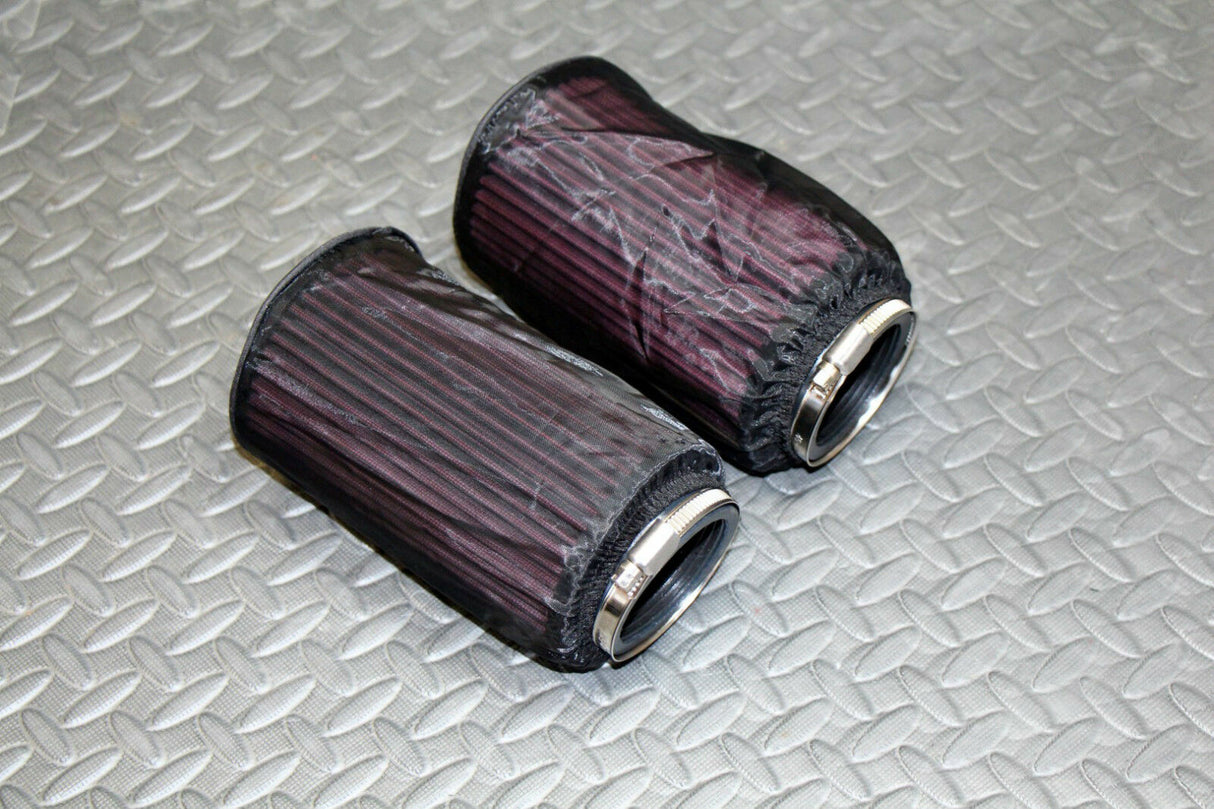2 X NEW BANSHEE K+N STYLE AIR FILTERS MIKUNI STOCK SIZE CARBS PODS + OUTERWEARS 6