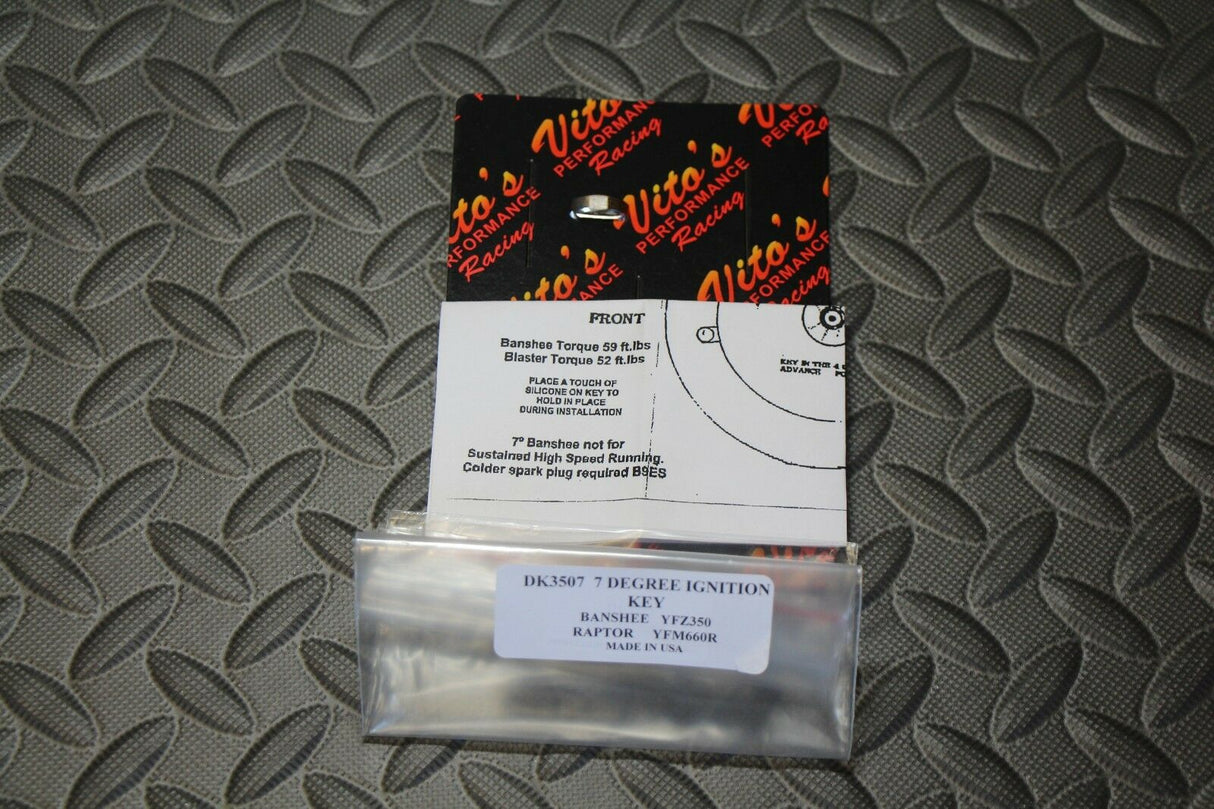 Banshee Raptor 660 VITO's advanced timing key +7 degree flywheel 1987-2006 3