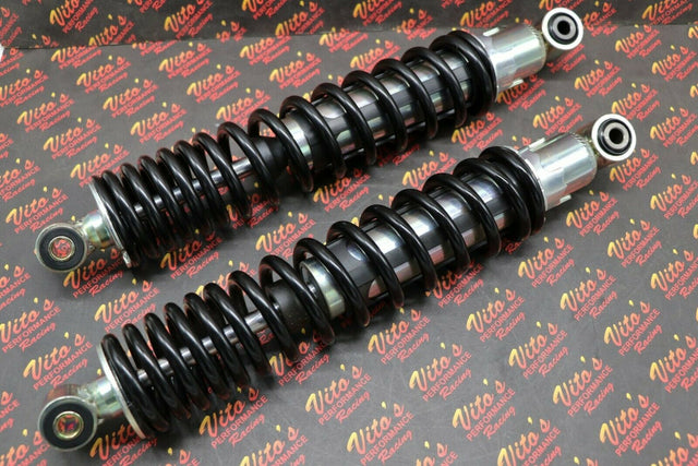2 x NEW FRONT SHOCKS 1987-2006 Yamaha Banshee ATV springs BLACK 1