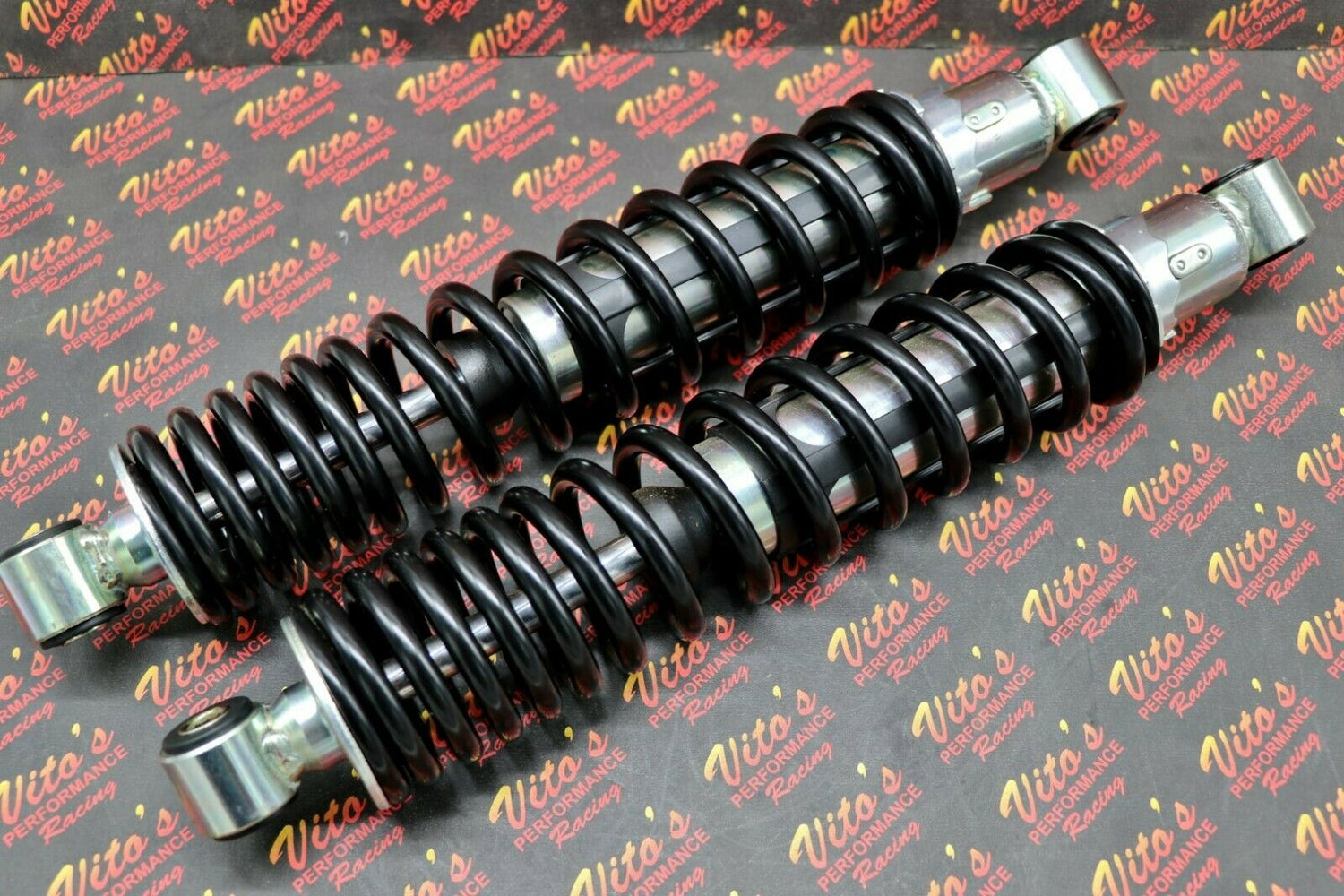 2 x NEW FRONT SHOCKS 1987-2006 Yamaha Banshee ATV springs BLACK 2