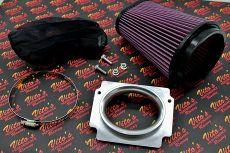 Vito's PRO FLOW airbox adapter K+N style air filter outerwear Yamaha Banshee 2