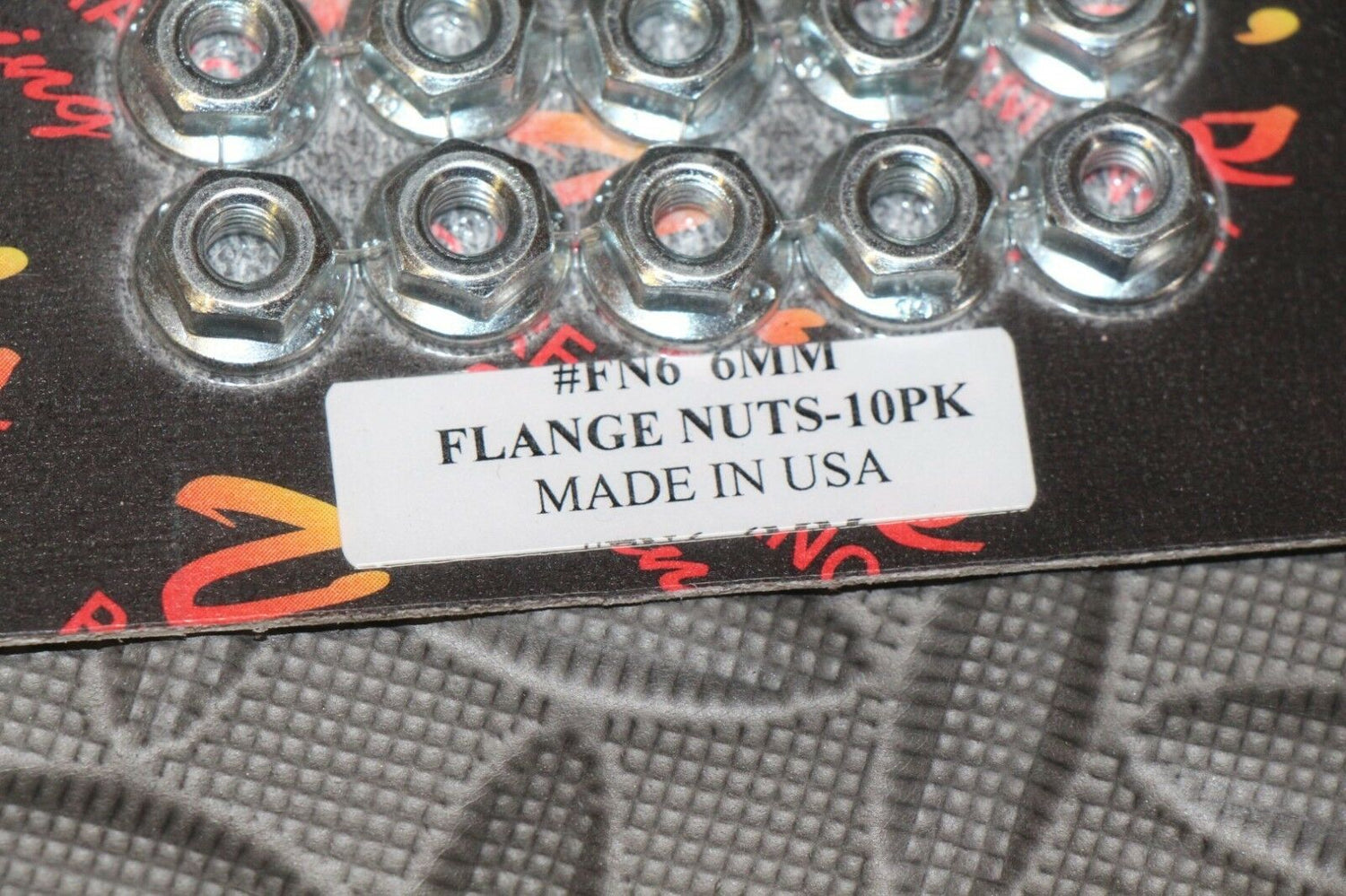 10 x Vito's Performance 6mm Flange Nuts Yamaha Banshee BLASTER 1987-2006 YFS200 2