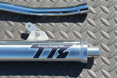 NEW Yamaha Banshee CHROME Toomey Racing T5 Pipes + T-5 silencers 1987-2006 9