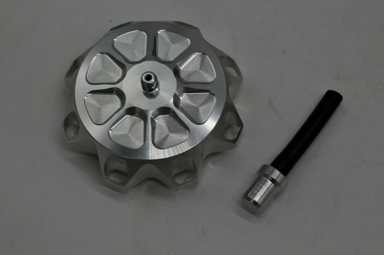 VITO'S ALUMINUM GAS TANK CAP YAMAHA BANSHEE YFZ450 RAPTOR 660 + BILLET VENT CAP 2