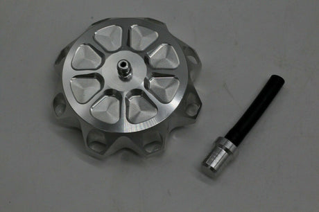 VITO'S ALUMINUM GAS TANK CAP YAMAHA BANSHEE YFZ450 RAPTOR 660 + BILLET VENT CAP 2