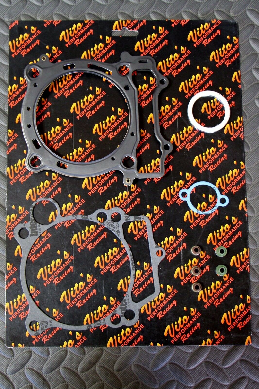 Vito's Performance Yamaha YFZ450 full top end gasket kit + valve seals 2004-2009 1
