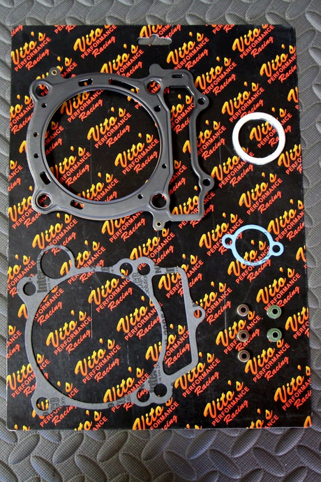 Vito's Performance Yamaha YFZ450 full top end gasket kit + valve seals 2004-2009 1