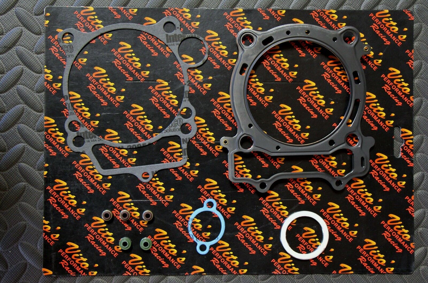 Vito's Performance Yamaha YFZ450 full top end gasket kit + valve seals 2004-2009 2