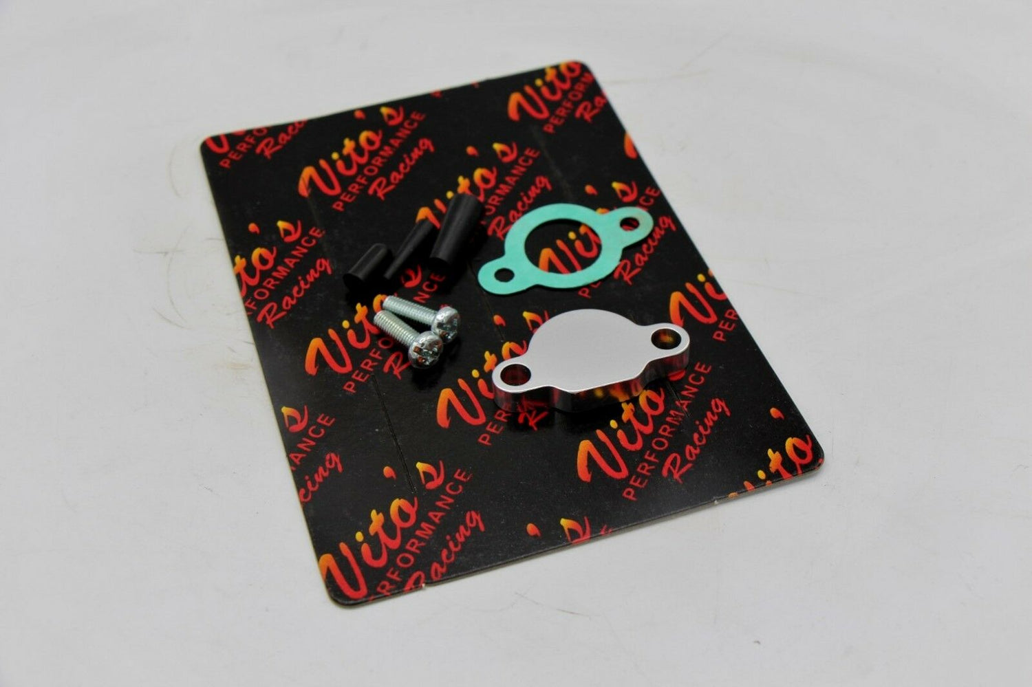 Vito's oil injection block off PLATE + GASKET ONLY YFS200 Yamaha Blaster Banshee 2