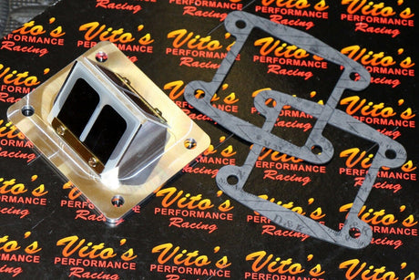 Vito's Performance billet BULLSEYE REED CAGES + carbon flex reeds BLASTER 200 1