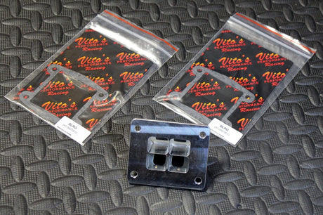 Vito's Performance billet BULLSEYE REED CAGES + carbon flex reeds BLASTER 200 4