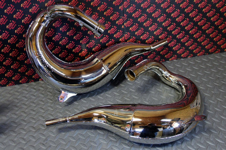 Vito's Performance FAT BASTARD pipes in frame 1987-2006 Yamaha Banshee CHROME 11