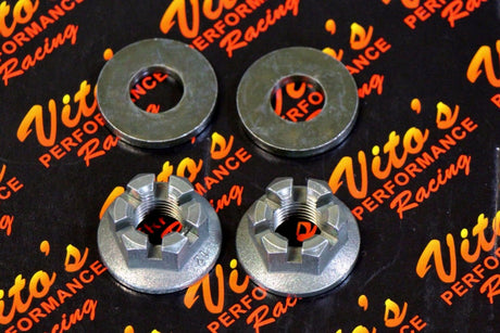 2 X VITO'S PERFORMANCE AXLE CASTLE HUB NUT WASHER YAMAHA BANSHEE BLASTER RAPTOR 1