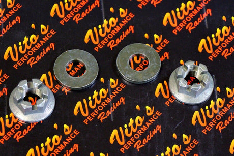 2 X VITO'S PERFORMANCE AXLE CASTLE HUB NUT WASHER YAMAHA BANSHEE BLASTER RAPTOR 2