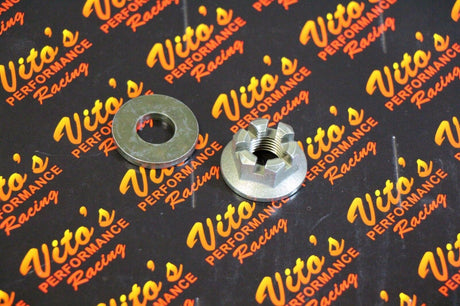 2 X VITO'S PERFORMANCE AXLE CASTLE HUB NUT WASHER YAMAHA BANSHEE BLASTER RAPTOR 4