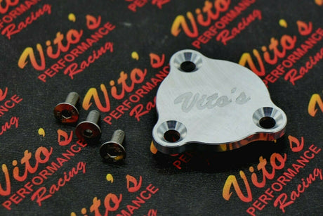 Neutral safety switch block off cover plate BILLET ALUMINUM Yamaha Banshee 1