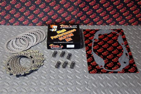 Vito's High performance CLUTCH FIBERS kit plates Yamaha Banshee + cover gasket 2