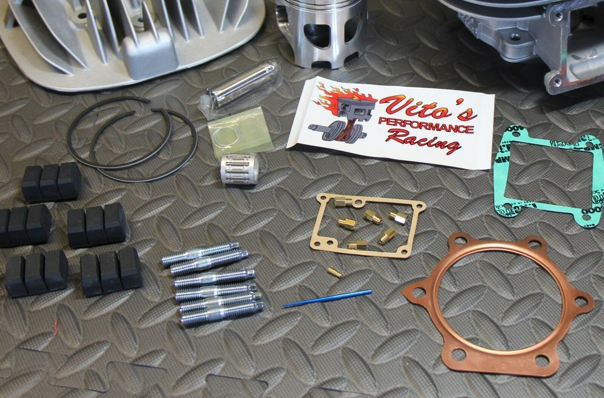 Vito's 240cc BLASTER BIG BORE KIT 72.00 cylinder gaskets jets larger head piston 3