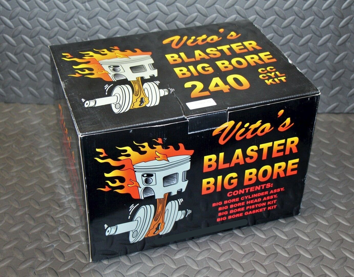 Vito's 240cc BLASTER BIG BORE KIT 72.00 cylinder gaskets jets larger head piston 5