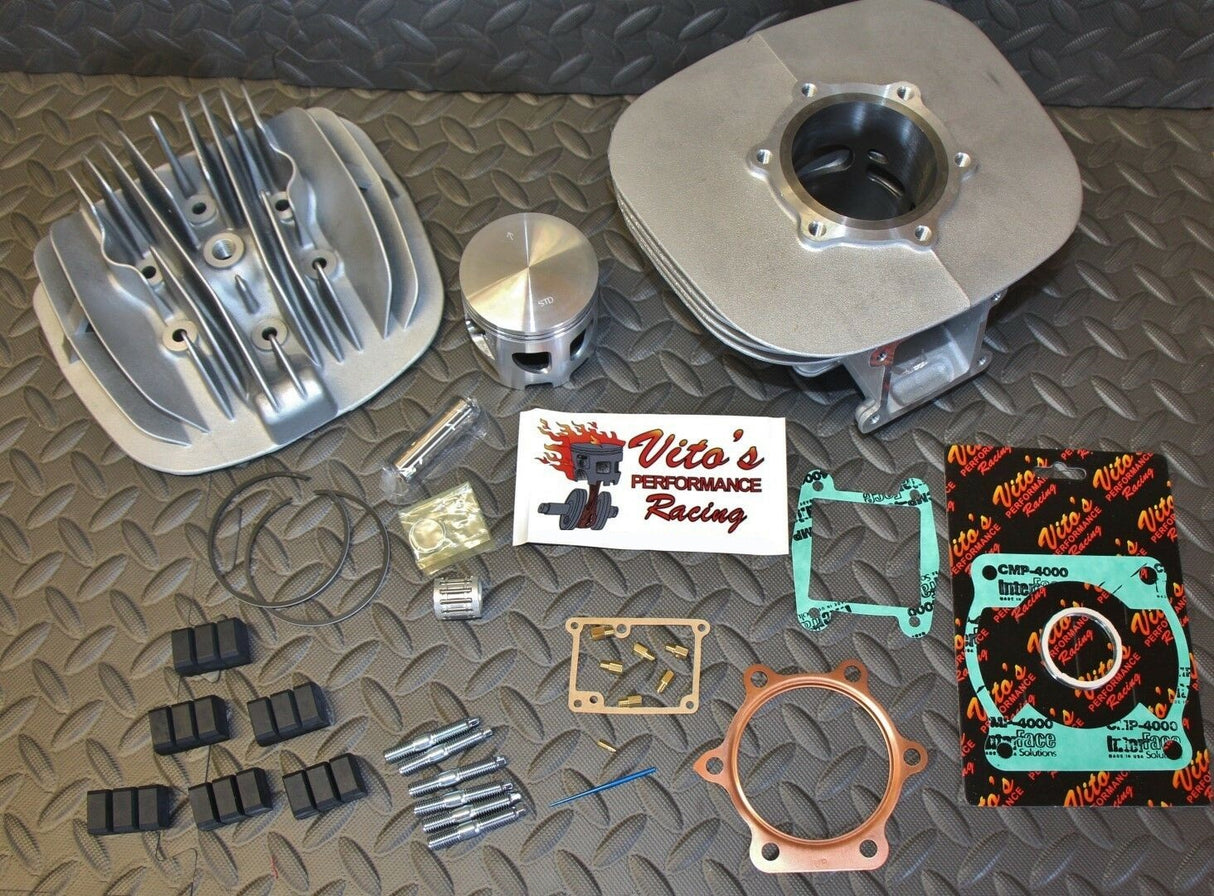 Vito's 240cc BLASTER BIG BORE KIT 72.00 cylinder gaskets jets larger head piston 6