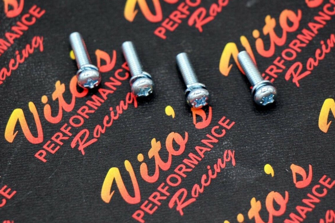 4 x Vito's carburetor bowl screws Keihin Mikuni PWK PJ 28mm 33mm 35mm 38mm 41mm 1