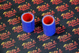2 x Vito's Yamaha Banshee exhaust pipe clamps 1" FMF Toomey BLUE silicone 87-06 1