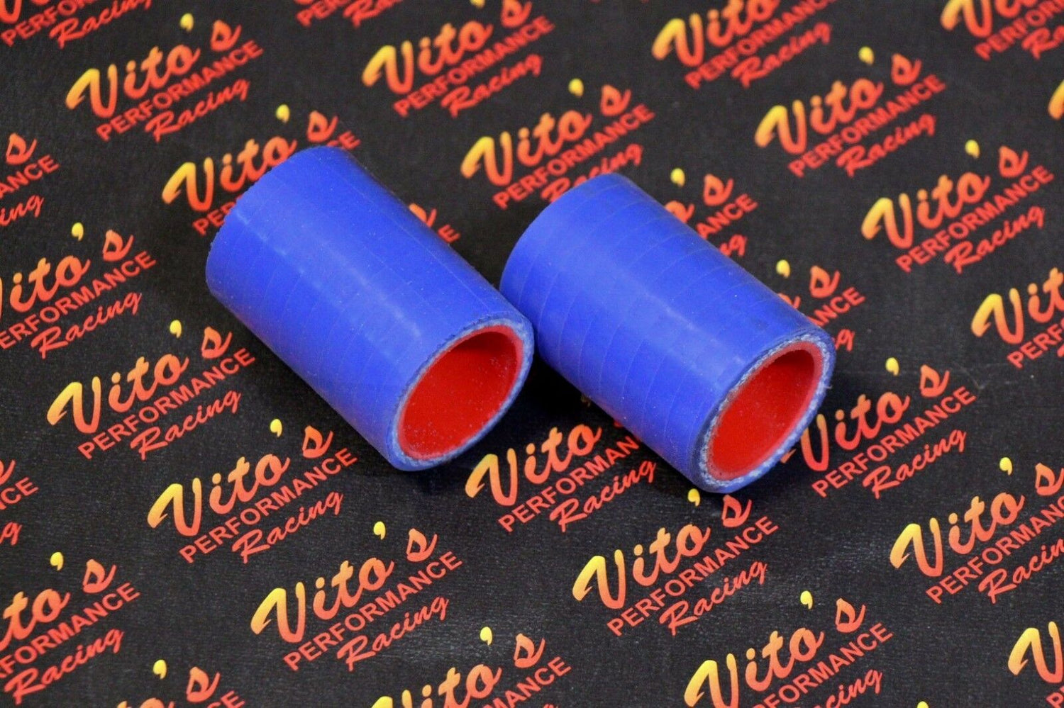 2 x Vito's Yamaha Banshee exhaust pipe clamps 1" FMF Toomey BLUE silicone 87-06 2