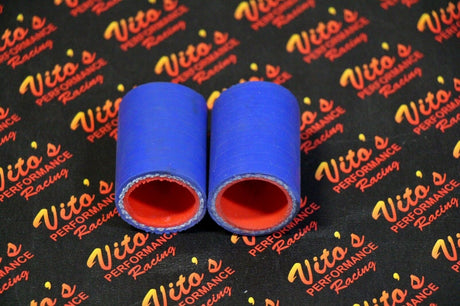 2 x Vito's Yamaha Banshee exhaust pipe clamps 1" FMF Toomey BLUE silicone 87-06 3