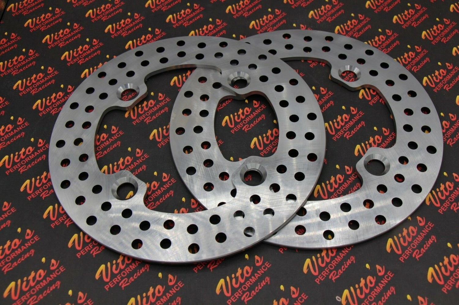 2 x Vito's front wheel disc brake rotors Polaris RZR 900 XP 4 2009-2018 #5251565 1
