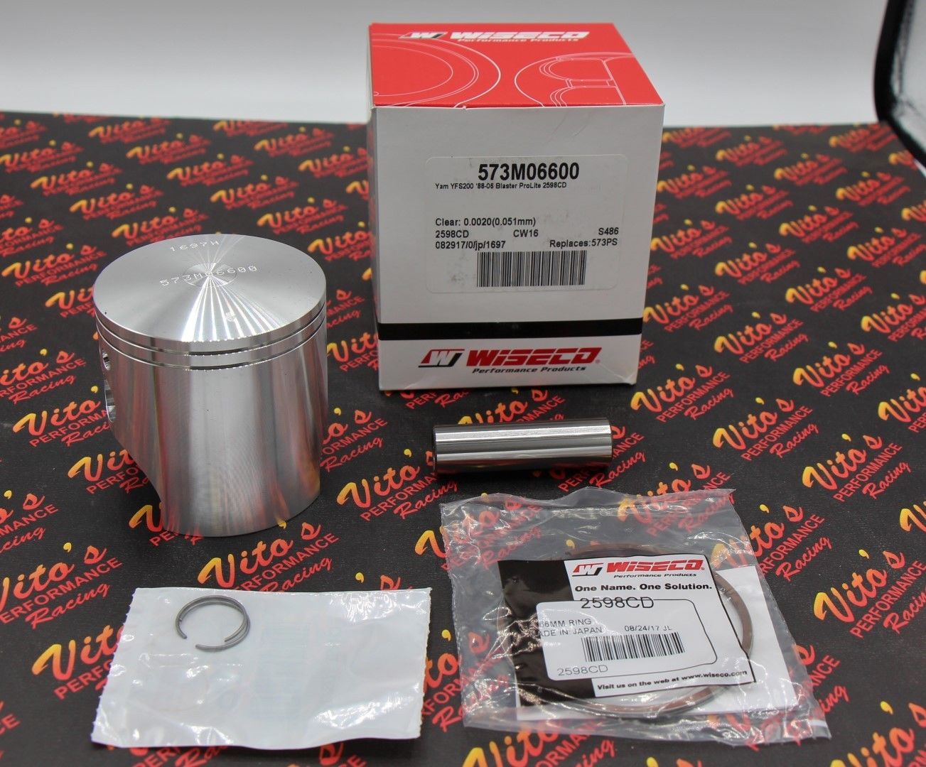 573 series Wiseco Ultra Light Yamaha Blaster 200 forged piston - NEW 1