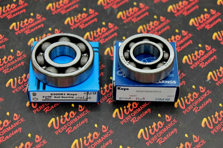 2 x VITO'S Yamaha Blaster crank bearings KOYO flywheel + clutch side crankshaft 2