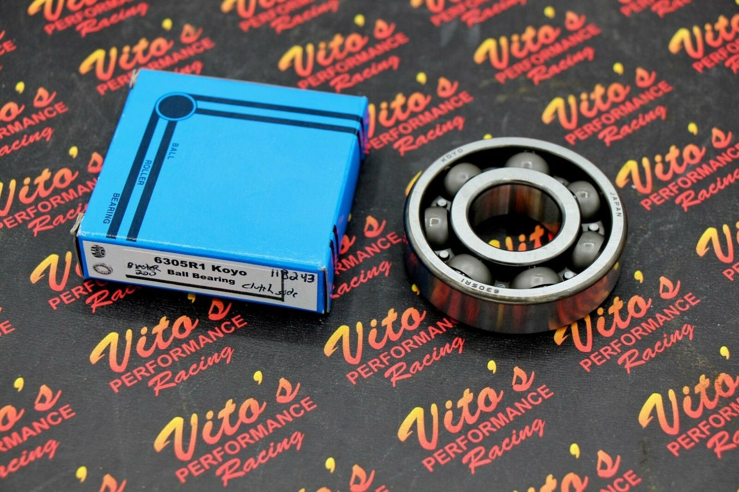 2 x VITO'S Yamaha Blaster crank bearings KOYO flywheel + clutch side crankshaft 5