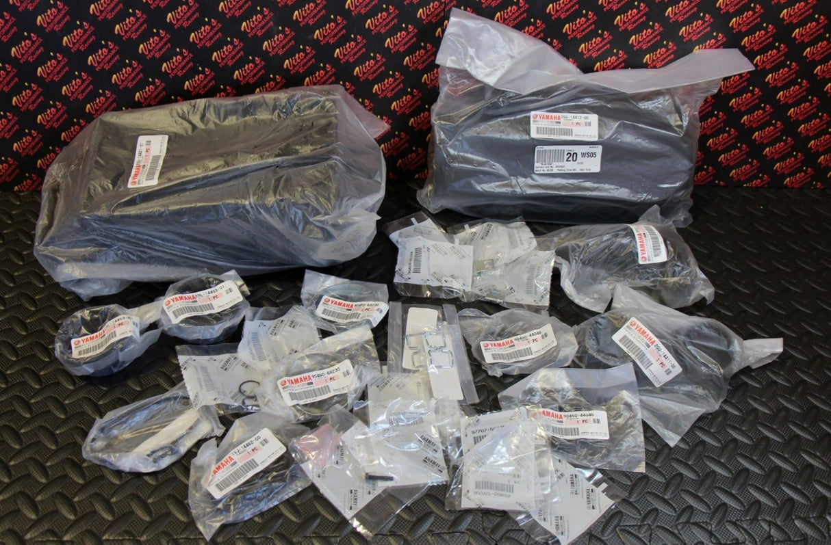 NEW Yamaha Banshee OEM factory stock airbox FULL KIT with lid + snorkel 1