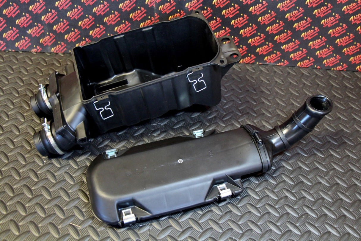 NEW Yamaha Banshee OEM factory stock airbox FULL KIT with lid + snorkel 6