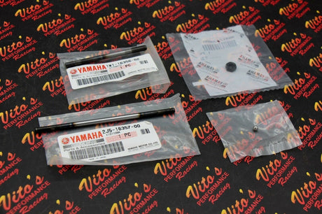 NEW - OEM Yamaha Blaster clutch PUSH RODS and BALL adjuster screw 1988-2006 1