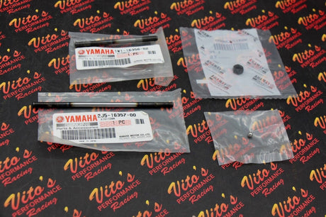 NEW - OEM Yamaha Blaster clutch PUSH RODS and BALL adjuster screw 1988-2006 2