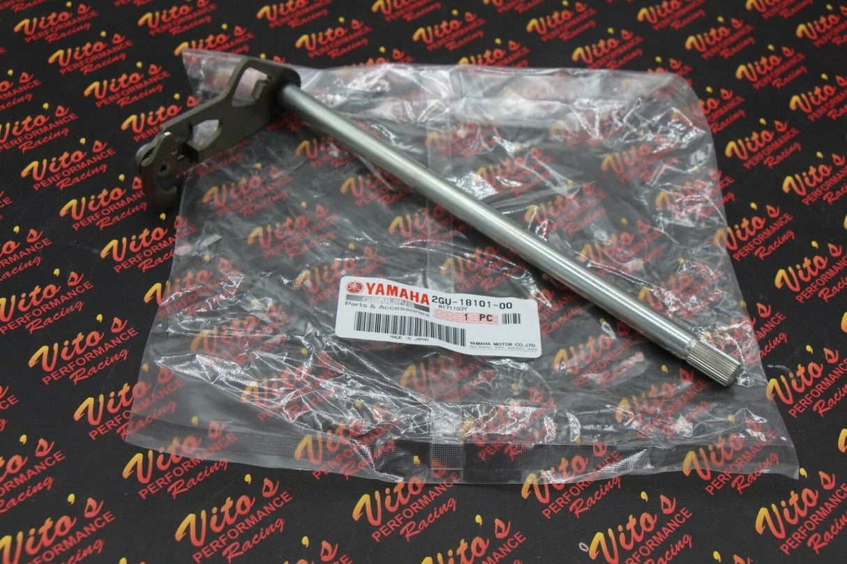 New Genuine Oem Yamaha Banshee Shifter Shift Shaft Rod Spline 1987-2006 2GU18101 1