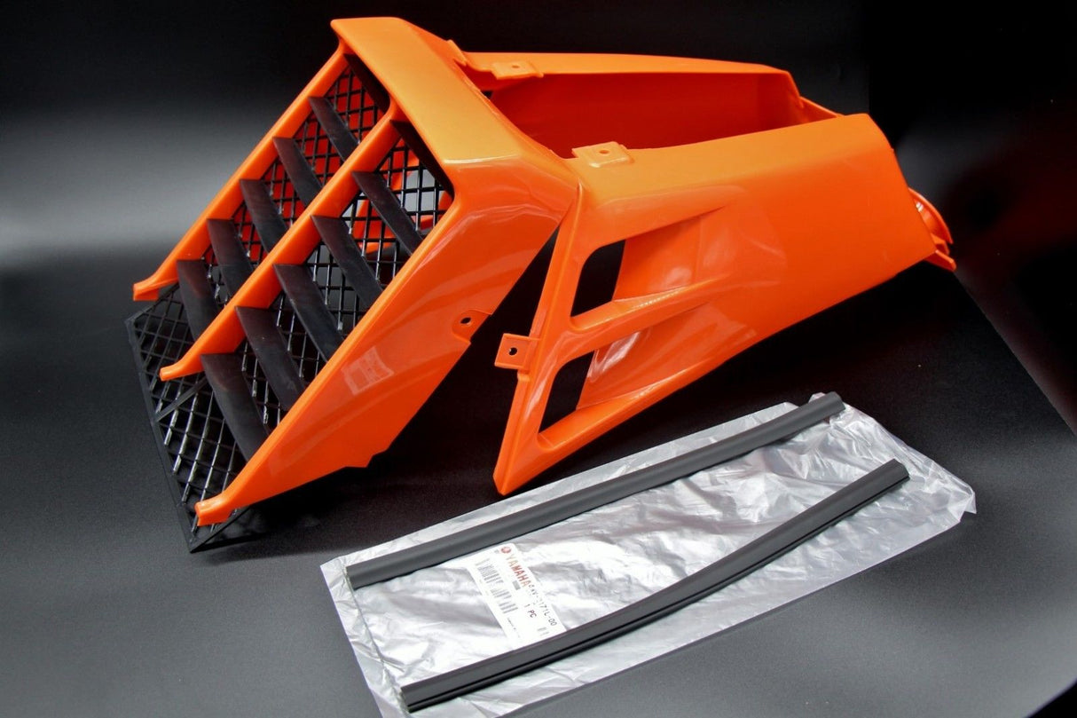 NEW Vito's Yamaha Banshee plastic gas tank side covers + grill 1987-2006 ORANGE 1