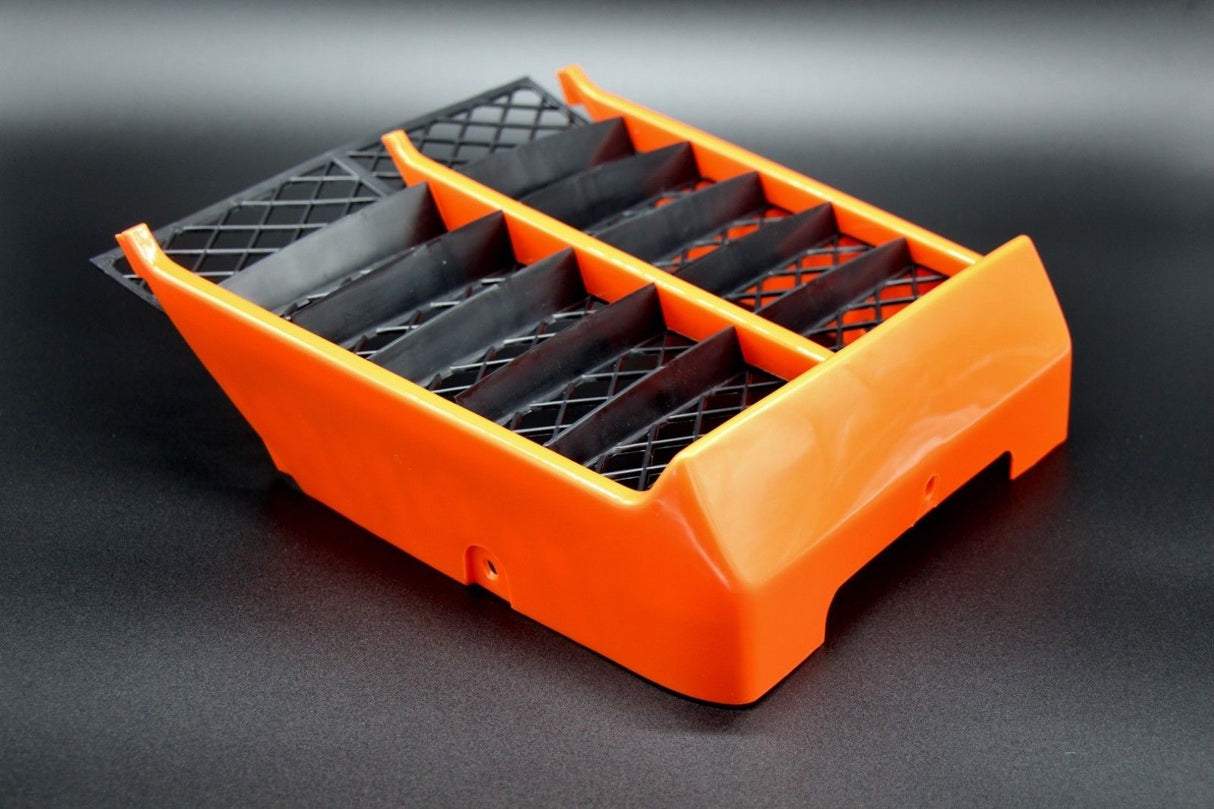 NEW Vito's Yamaha Banshee plastic gas tank side covers + grill 1987-2006 ORANGE 3