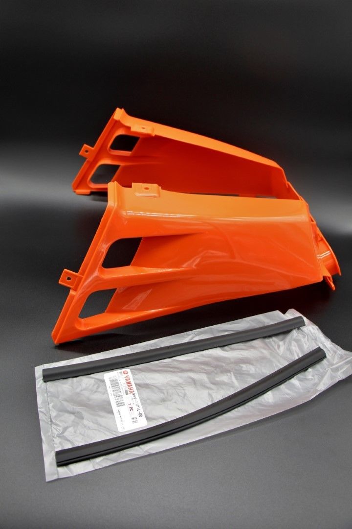 NEW Vito's Yamaha Banshee plastic gas tank side covers + grill 1987-2006 ORANGE 4