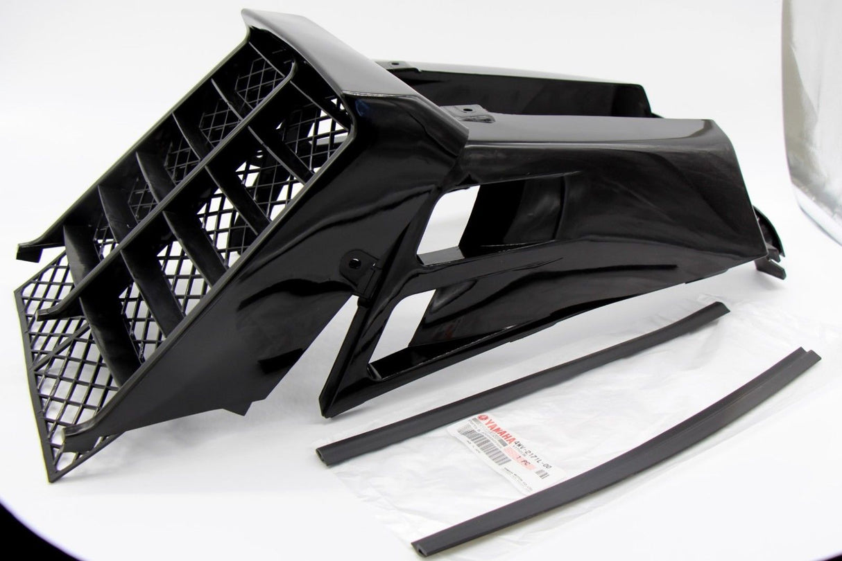 NEW Vito's Yamaha Banshee plastic gas tank side covers + grill 1987-2006 BLACK 1