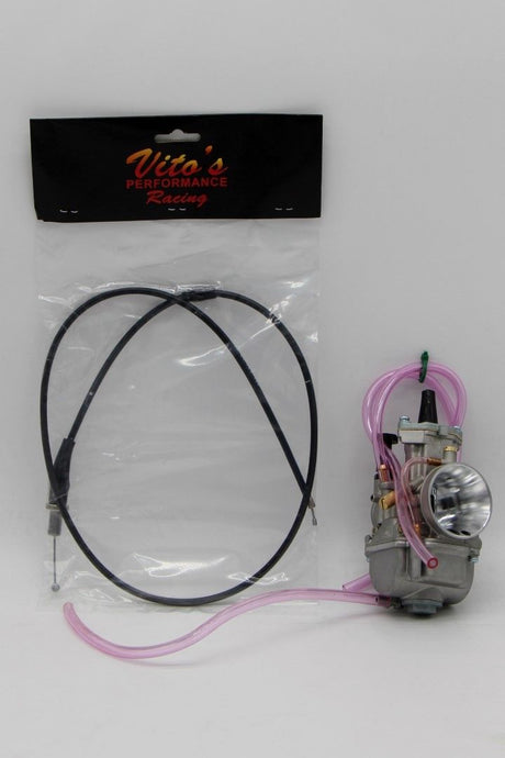 NEW Yamaha Blaster 28MM 28PWK Larger Carb Carburetor Kit + Vito's Cable 1