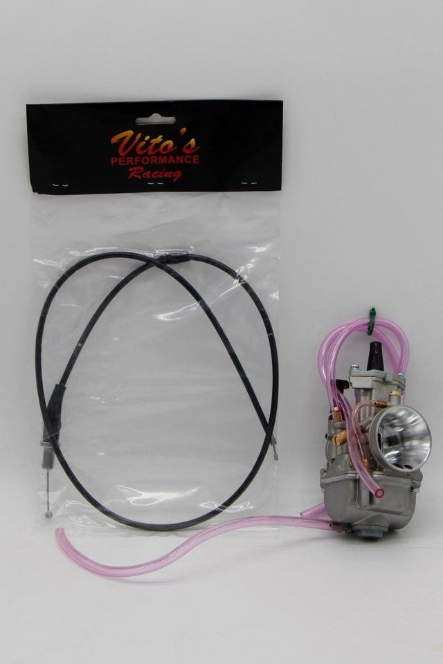 NEW Yamaha Blaster 28MM 28PWK Larger Carb Carburetor Kit + Vito's Cable 1