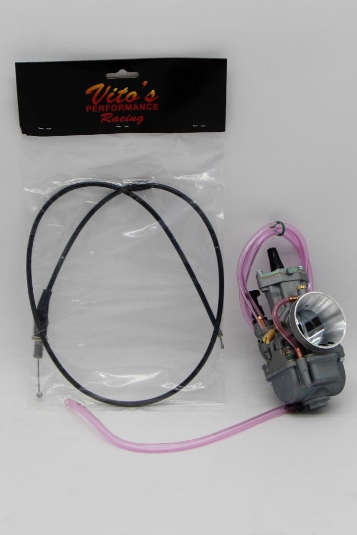 Yamaha Blaster 34MM 34 Mil Larger Carb Carburetor Kit With Vito's Cable PWK 1