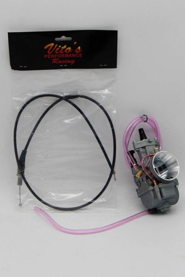 Yamaha Blaster 34MM 34 Mil Larger Carb Carburetor Kit With Vito's Cable PWK 1