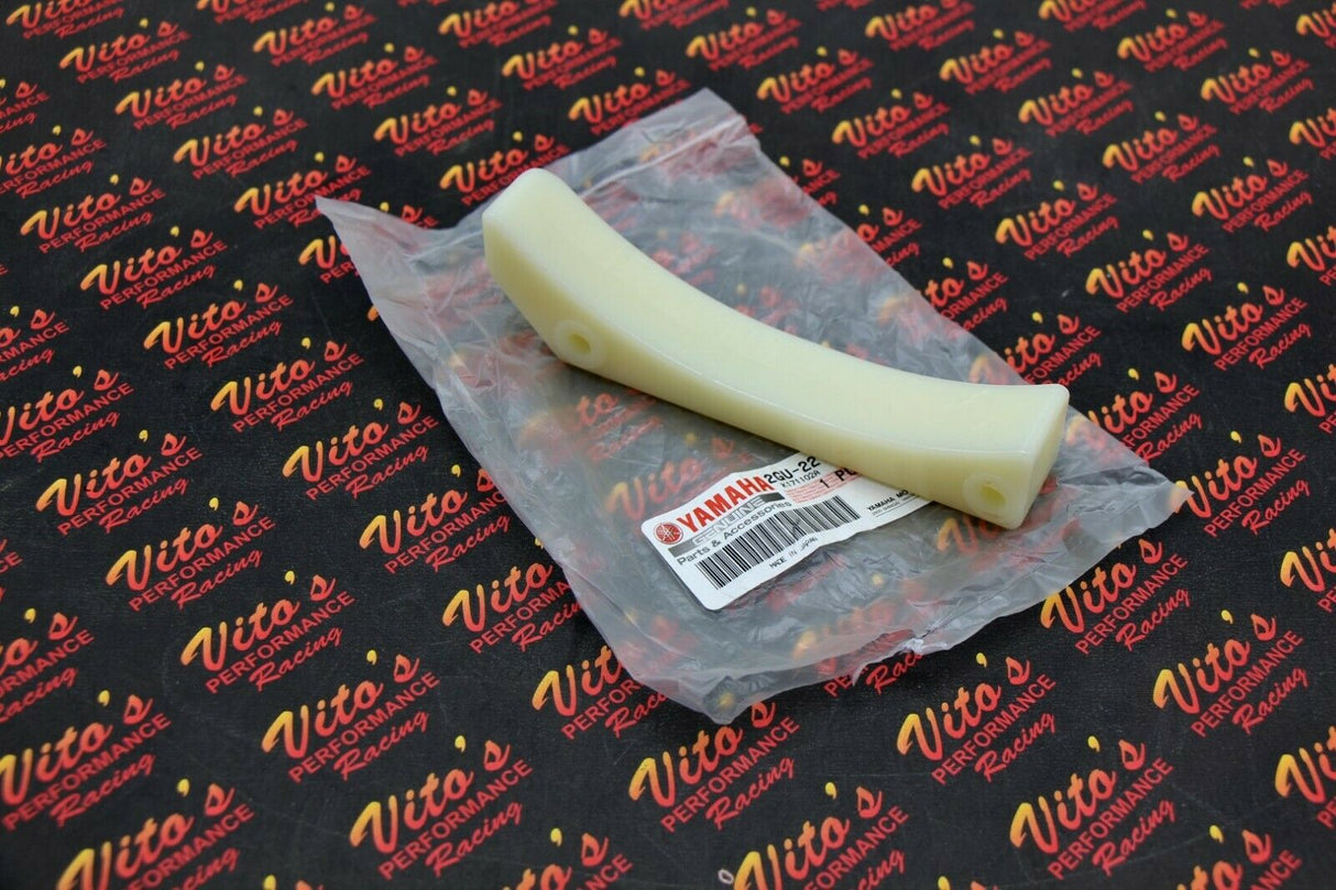 NEW OEM skidplate plastic GUIDE skid swingarm chain guard Yamaha Banshee 87-06 1