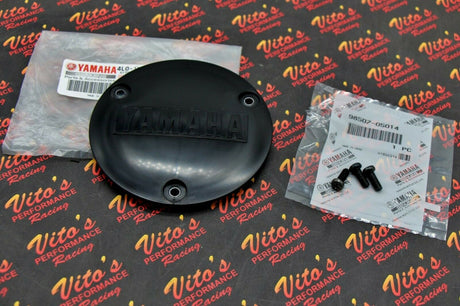 OEM Clutch cover round insert + 3 factory bolts Yamaha Banshee 1987-2006 NEW 1