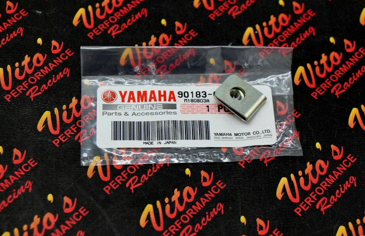 1 X New spring nut clip front grill mount plastic OEM Factory Yamaha Banshee 1